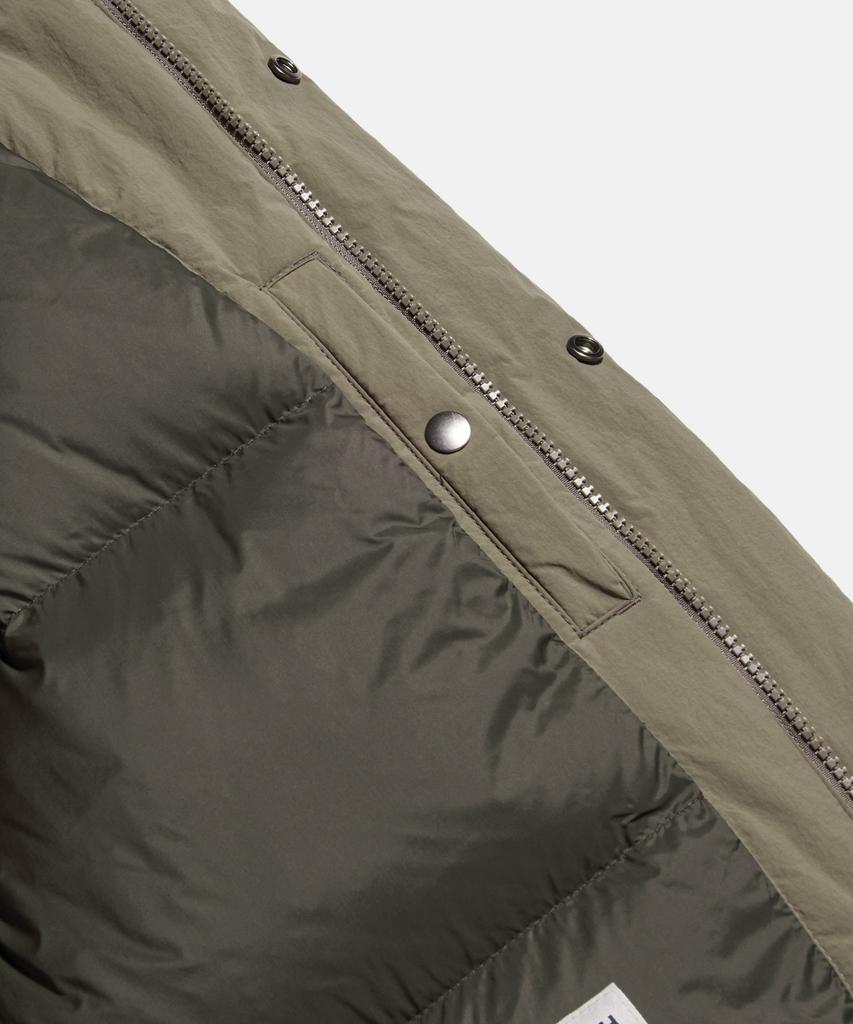 Espionage Dyer Hooded Down Parka Taupe