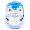 New Crochet Flower Penguin Doll Decoration Desk Accessories Kawaii Positive Energy Pengniu Doll Home Room Decor Christmas Gift
