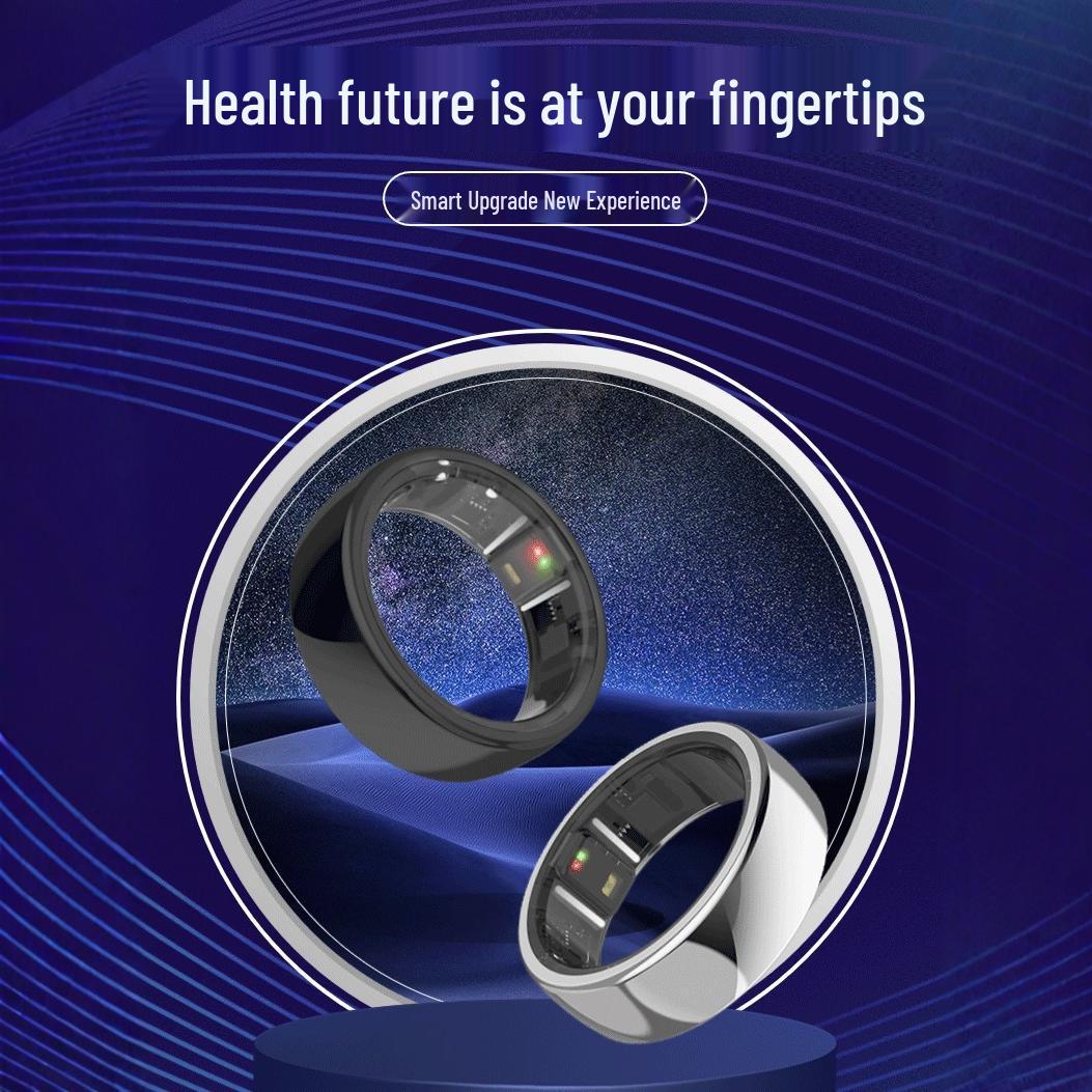 

Умное кольцо здоровья: Измеряет глюкозу, артериальное давление, кислород, пульс, липиды, мочевую кислоту, эмоции, физическую активность и сон. Silver 10# 62.1mm