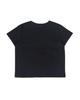 THEMUSEUMVISITOR Crop Heart Printed T-Shirts (Black)