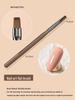 Japanese Coffee Color Acrylic Nail Art Brush Set: Light Therapy, French, and Sweeping Pens