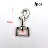 3pcs Rotating Snap Hook Zinc Alloy Belt Keychain Pet Leash Hook  Luggage Hardware Accessories