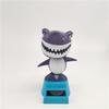 Car Acssories Solar Energy Acssories Shake Head Doll Funny Shark Shape Acssories Gift Creative Interior Car Acssories