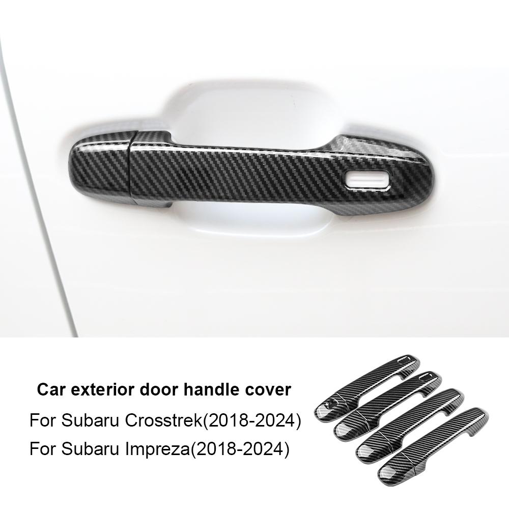 ABS Carbon Style For Subaru Crosstrek Impreza 2018 2019 2020 2025 2025 2025 2025 Car Steering Wheel Sticker Interior Accessories