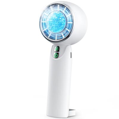SSYFEI Handheld Fan with Cooling Plate, Ultra-Powerful Airflow 28000RPM [0.2 Second Instant Cooling, Up To 20 Hours Lasting], Quiet, Compact, Desktop/