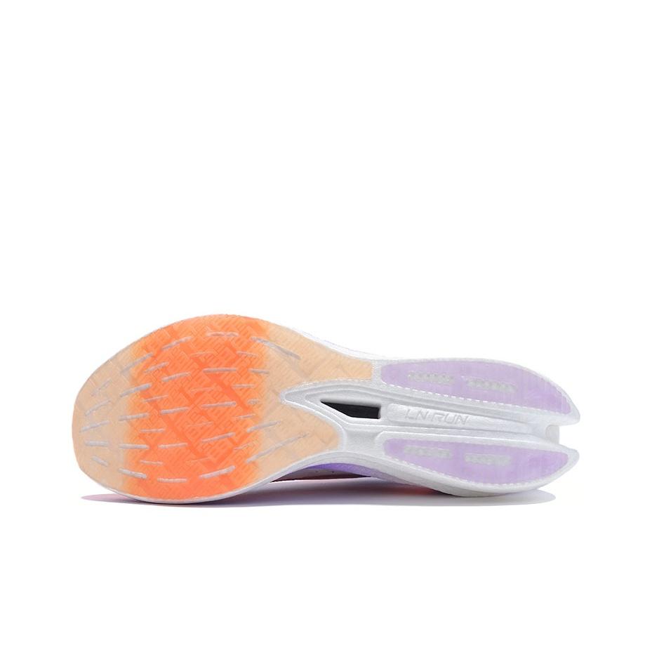 LiNing Feidian 2.0 Elite Casual Non-Slip Wear-Resistant Lightweight Low-Top Running Shoes Women Sneaker White Fluorescent-Purple ARMR010-1