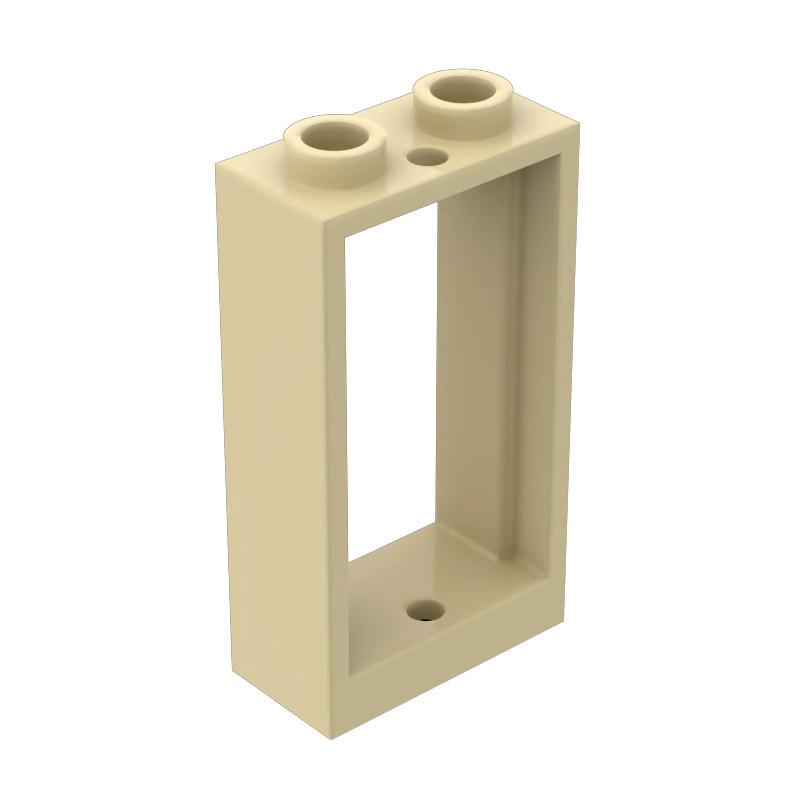 20 шт. Детали MOC 60593 Окно 1x2x3 Плоское переднее Совместимый кирпичик DIY Сборка Строительный блок Частица Детская головоломка Мозговая игрушка Подарок