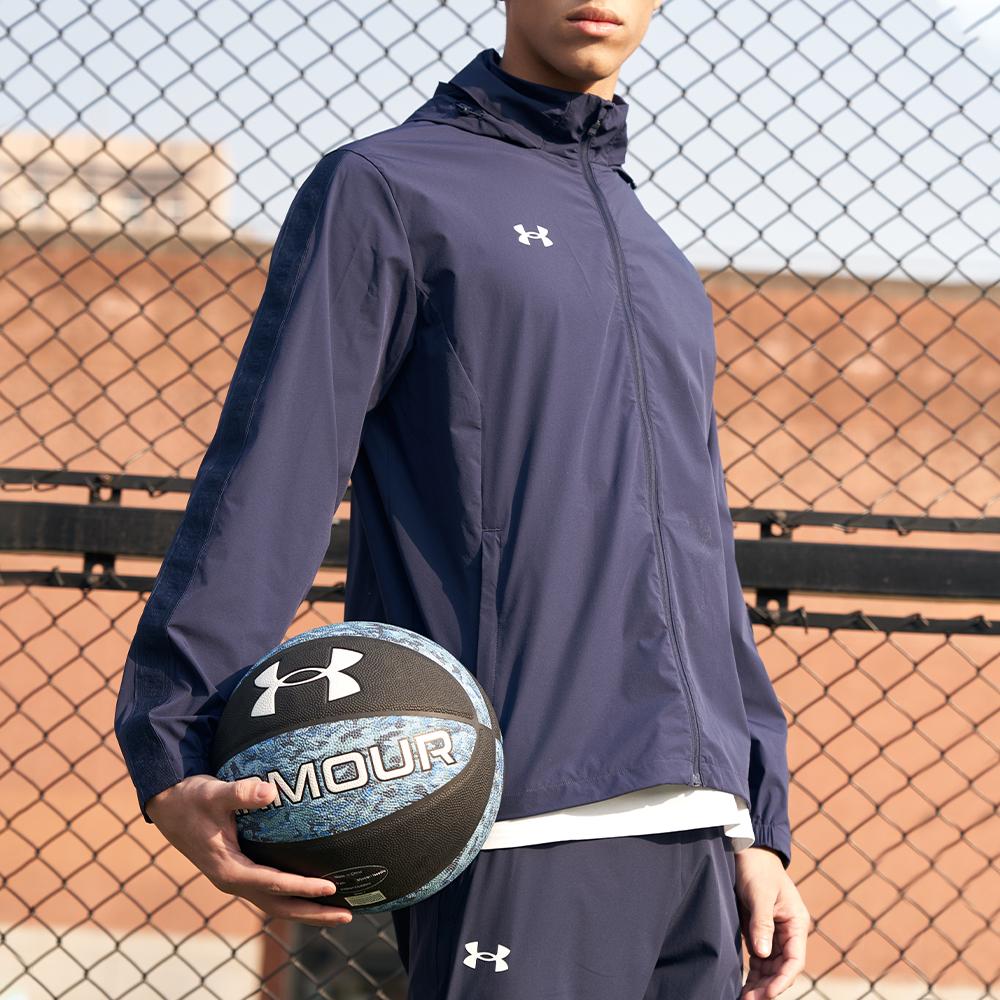 Under Armour Stretchable Packable Hooded Sports Woven Jacket Men Jackets Academy-Blue 22500408-408