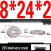201 Stainless Steel Flat Washer Shim, GB97, Sizes M3 to M30