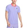 Court Slam Tennis Logo Fashion Comfortable Casual Breathable Short Sleeve Polo Shirt Men Tops Purple FQ2015-580