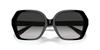Coach HC8404U CR615 BLACK 56 Women's Sunglasses,