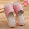 Four Seasons Cotton Linen Indoor Slippers - Thick-Soled, Unisex and Comfortable for Spring, Summer, and Autumn.