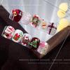 1Pcs Christmas Snowman Christmas Tree 3D Nail Mold Santa Claus Nail Decorations Diy Design Silicone Manicure Mold Nail Art Charm