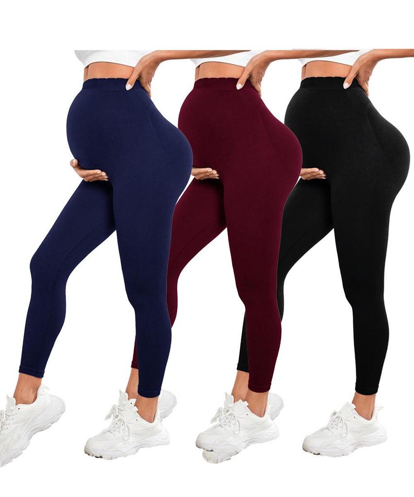 Maternity Yoga Leggings: High Elastic, Quick-dry, Breathable, Essential for Autumn/Winter.