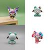 Cute Kuromi My Melody Figure Toy Playset Cake Topper For Diy Accessories