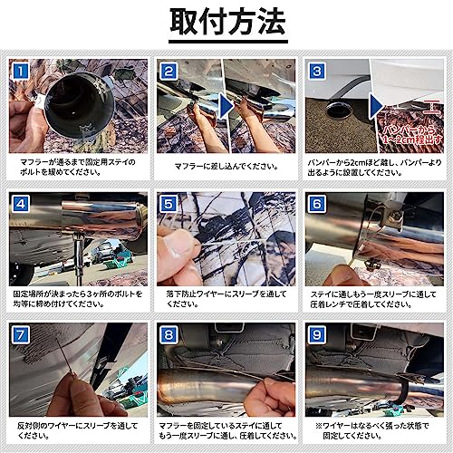 YOURS: Serena C28 Compatible Muffler Cutter 1PCS SERENA Fall Prevention Stainless Steel Plated Custom Parts Accessories Dress Up Nissan NISSAN Y504-02