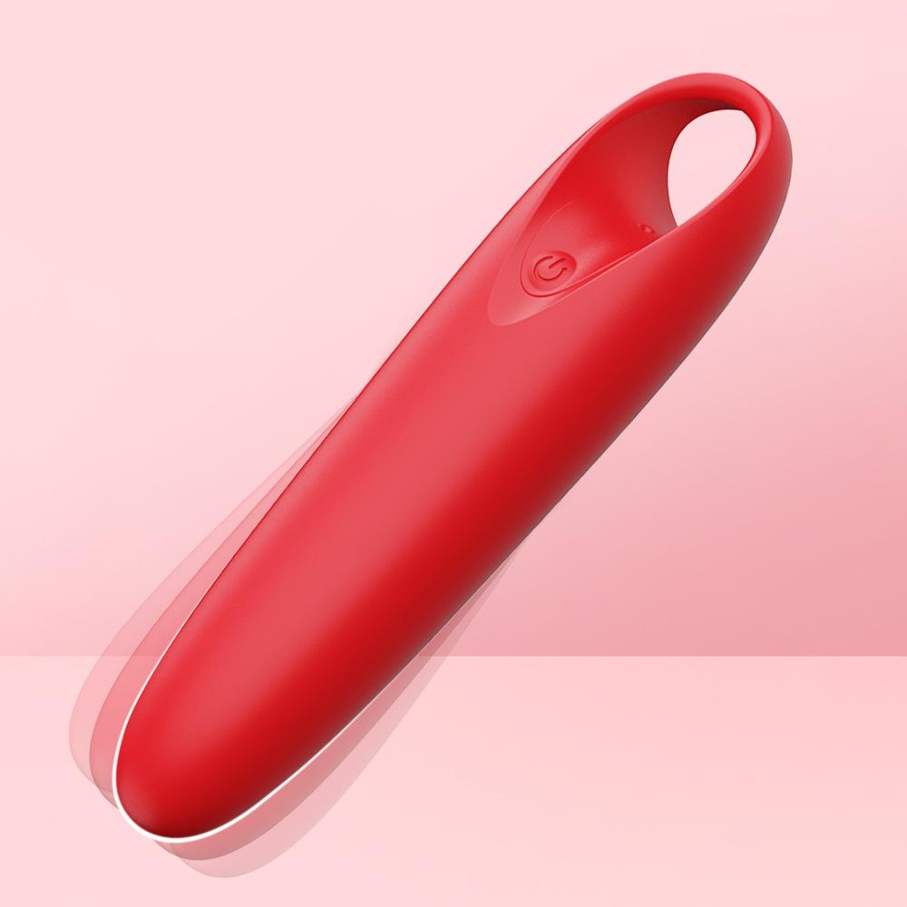 Ring Vibrator Electric Massager 12 Vibration Modes Handheld Stimulation Toy for Women Silicone Material USB Rechargeable