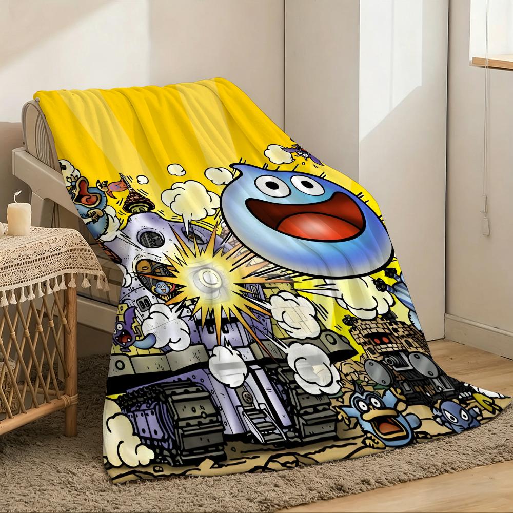 Slime MoriMori Dragon Quest Throw Lightweight 240g Flannel Blanket Soft Skin-friendly for Summer Cooling
