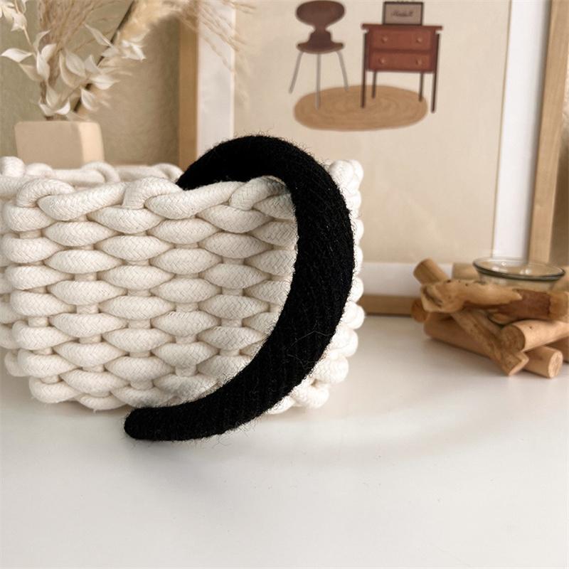 Korea Winter Warme Wollige Schwamm Haarband Gepolstert Mode Haaraccessoires für Frauen Mädchen Einfarbiges Stirnband Haarreif Kopfschmuck