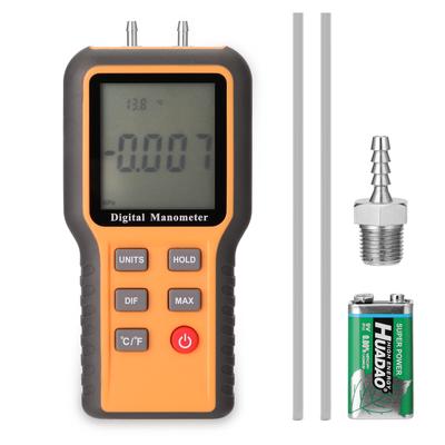 Dijital Manometre LCD Ekran santigrat Fahrenhayt Değiştirilebilir 12 Basınç Birimi Ayarlanabilir İç Ortam Sıcaklığı