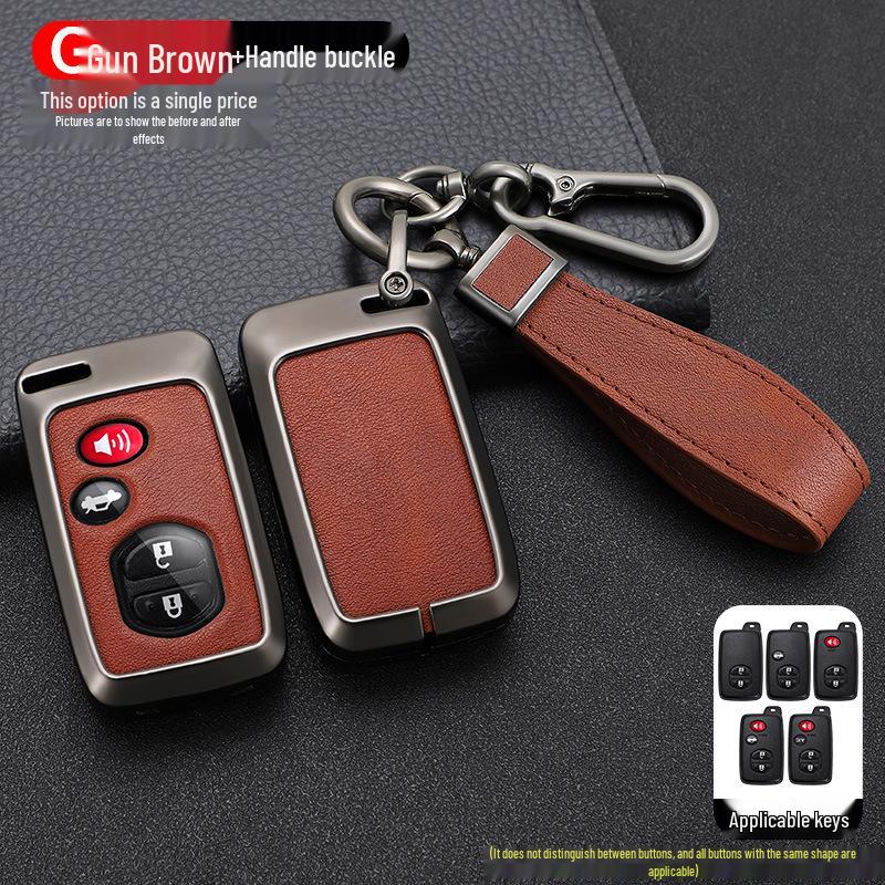 Compatible Key Case for Toyota Models: Corolla, Levin, Camry, Highlander, RAV4, Crown, CHR, Reiz