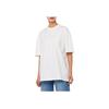 Calvin Klein Reflective Pattern Solid Color Short Sleeve T-Shirt Unisex Tops White J400399-YAF