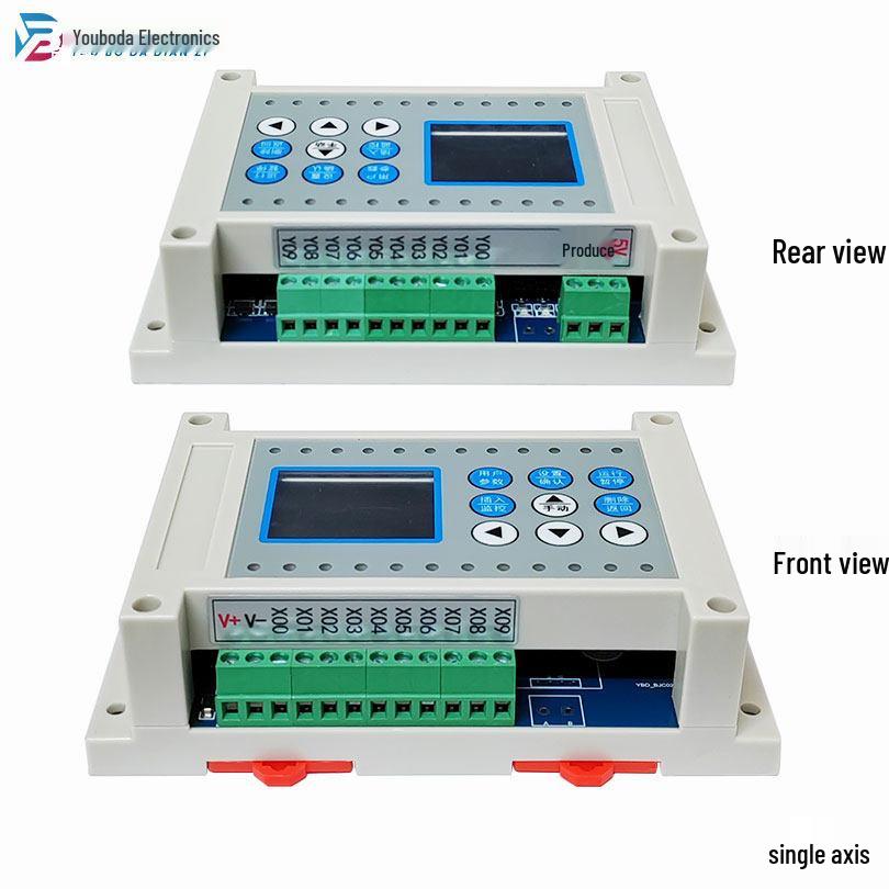 Programmable Dual/Quad-Axis Stepper Motor Servo Controller & PLC Unit