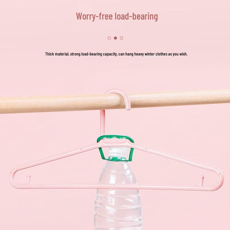 Camellia Heavy-Duty Plastic Clothes Hangers