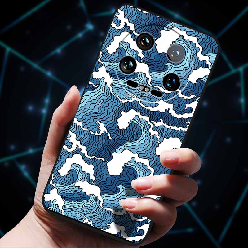 Pour Xiaomi 14 Ultra Coque 15Ultra 13Ultra Pare-chocs Souple en Silicone Fleurs 3D Gaufrées Coques de Téléphone pour Xiaomi 15 Ultra Coque Arrière Funda