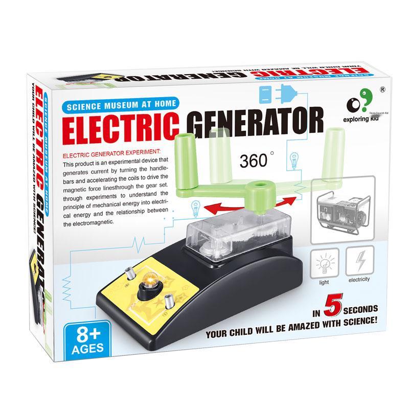 DIY Hand-Crank Generator Science Toy for Kids