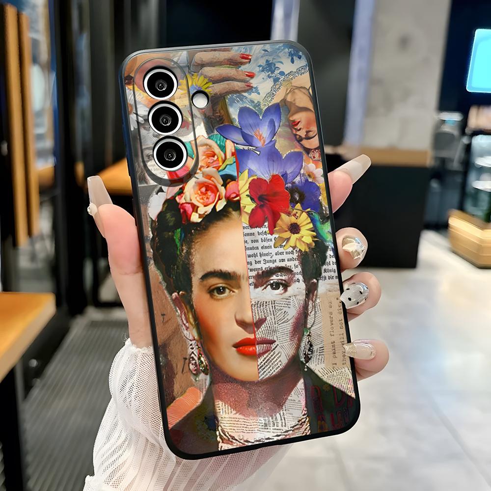 

F-Frida Kahlo Phone Case For Samsung S26 S25 Plus S20 S20 Plus S22 Ultra S23 FE S21 Plus S21 Ultra Soft Cover Samsung S23