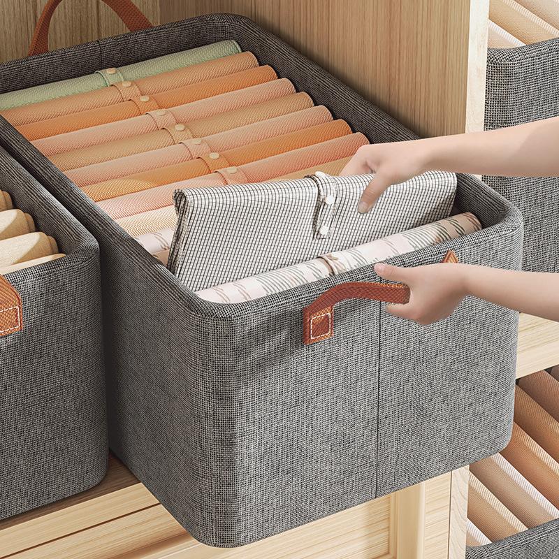 1pc Dustproof Clothes Quilts Storage Bag Organizers with Handle Non-woven Saving Space Bag Travel Storage Bedroom Bedding Bag