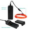 3M EL Wire Neon LED Strip Light AA Battery Powered DIY Lights Tube Rope For Halloween Christmas Festival Party Car Decoration