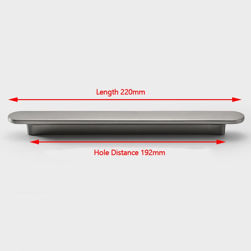 NAIERDI Zinc Alloy Cabinet Handles Nordic Gold Black Drawer Knobs Wardrobe Door Handles European Furniture Handle Hardware