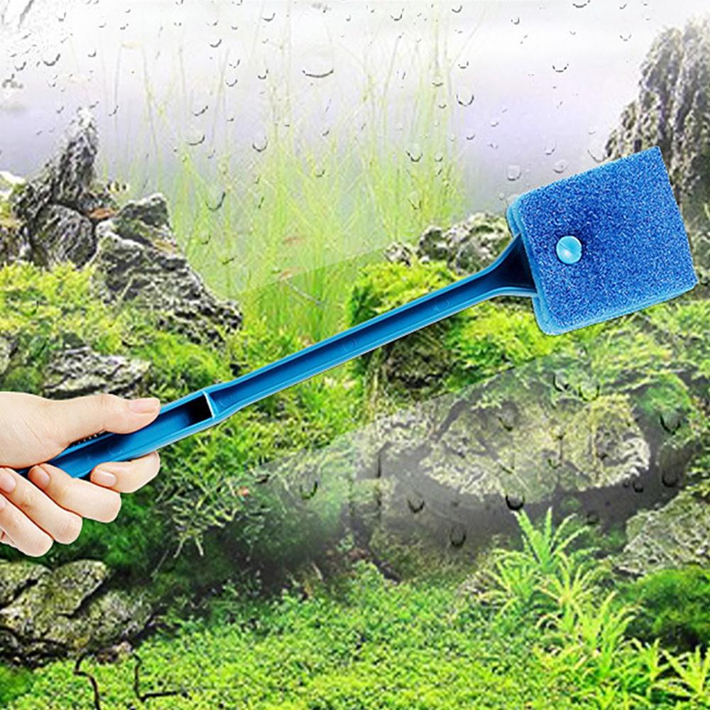 1 Pcs Cleaning Brush Plastic Sponge Aquarium Glass Algae Cleaner Glass Plant Aquarium Fish Tank Aquarium Accessories