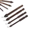 For Stone Drill Bits For Tile With 4 Cutting Edge 4pcs Set