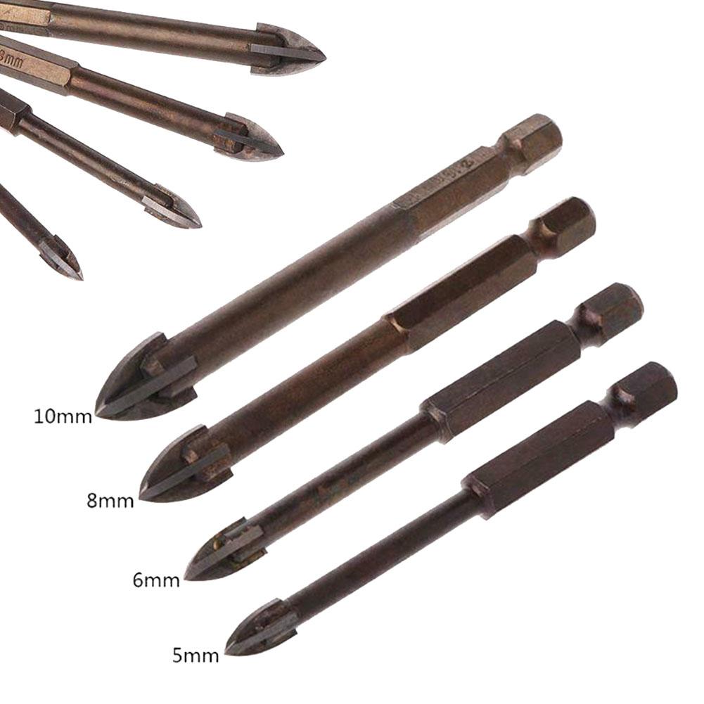 For Stone Drill Bits For Tile With 4 Cutting Edge 4pcs Set