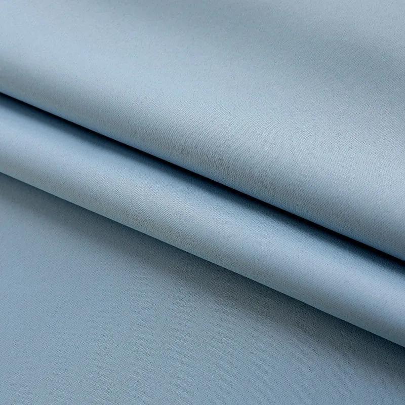 2PCS Cortinas bordadas de camada dupla de alta qualidade para quarto, cortinas blackout do chão ao teto, cortinas elegantes perfuradas para sala de estar