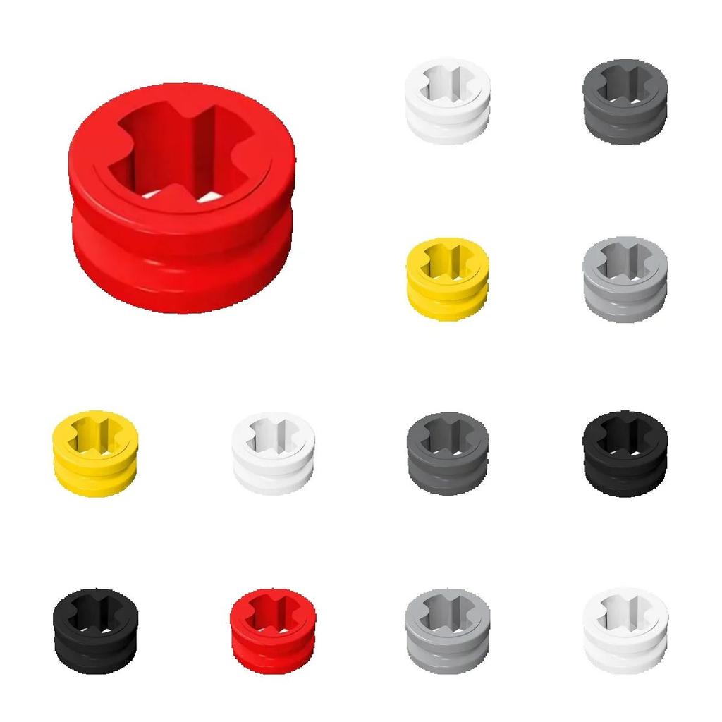 50pcs 32123 Technical Bush 1/2 Smooth Bricks Toys For Technical MOC Buildings Blocks Compatible High-Tech Gifts