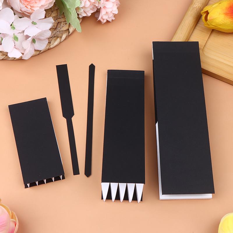 100/500 Stück Schwarze Test-Aromatherapie-Duft-Parfüm-Ätherische Öle Test-Tester-Papierstreifen Buch Baumwoll-Saugpapier