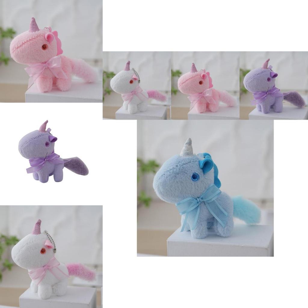 Adorable Plush Unicorn Keychain With Soft Pp Cotton Filling In Various Colors