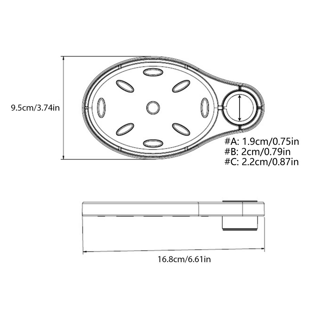 Bathroom Lift Bar Soap Rack Clear Oval Shape Soap Box Bath Shower Bracket Shower Storage Holder Rack Plastic Soap Tray