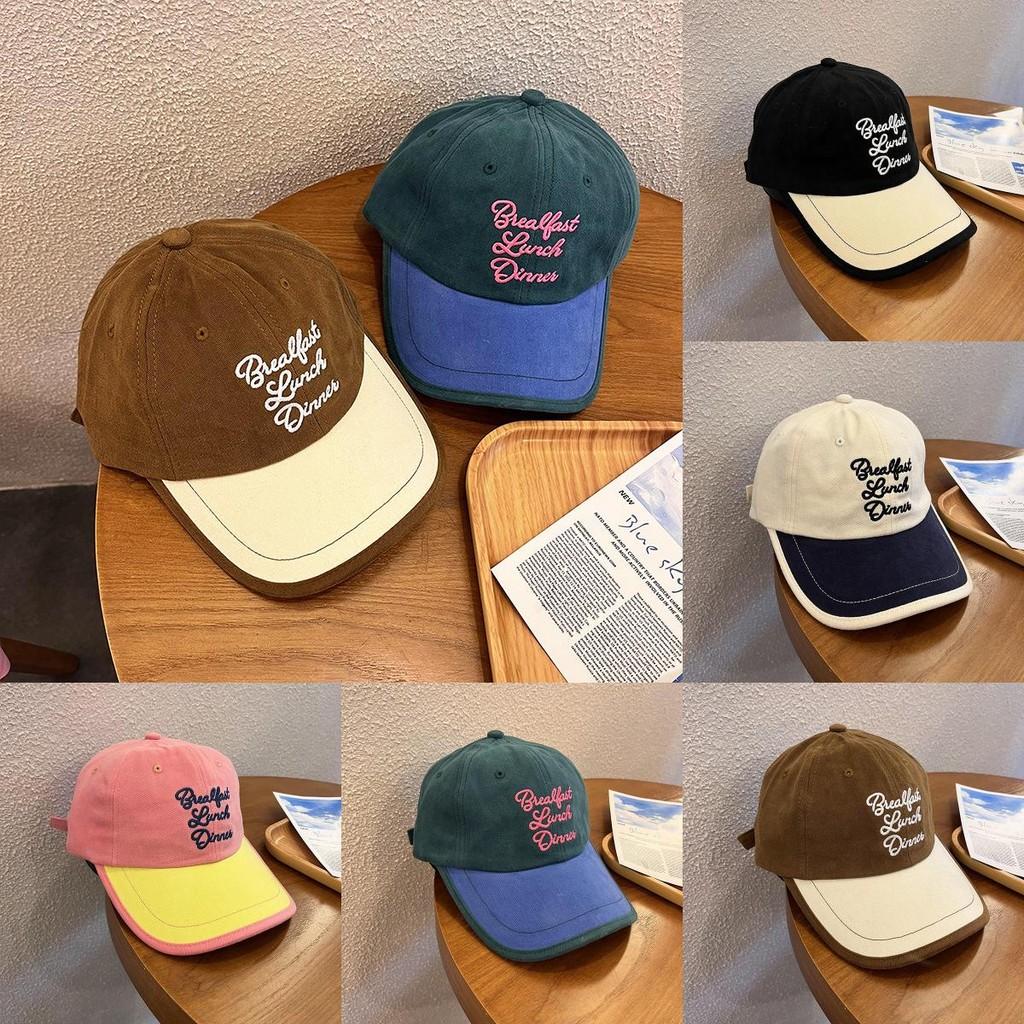 Vintage Letter Embroidered Cotton Baseball Cap For Women And Men
