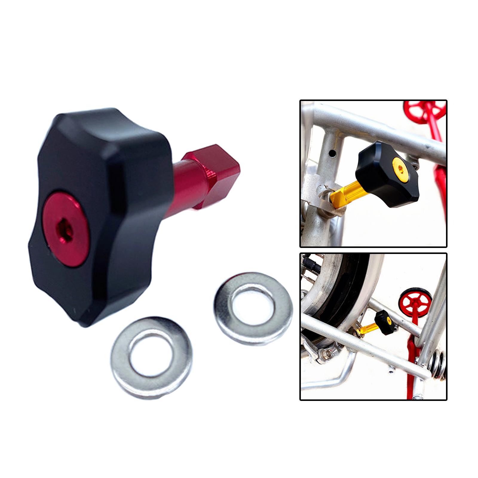 

Lightweight Seat Tube Stop Head Folding Bike Parking Tray Disc Parts красный