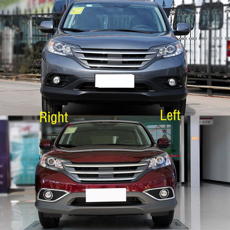 For Honda CRV CR-V 2012 2013 2014 Front Bumper Fog Light Lamp Bezel Frame Trim Cover Hood Foglight