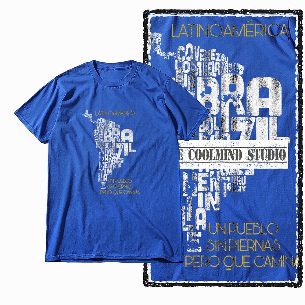 Coolmind X0044 Latin Spirit Graphic Tee 100% Cotton Exclusive Graphic Men Tshirt Big Size Streetwear T Shirt for Men Tee Shirts