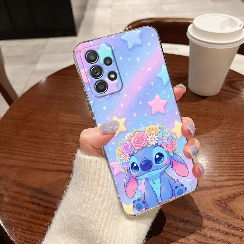 

Stitch Disney Clear Case For Samsung Galaxy A57 A37 A56 A36 Cases A55 A54 A35 A26 A07 A17 A16 A06 A34 A15 Soft Shockproof Cover Galaxy A50