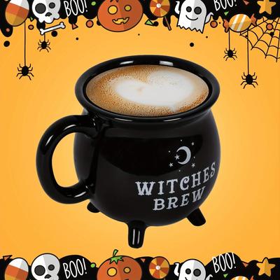 1ks, Hrnek na kávu Witch Brew, 350ml/ 11.8oz Keramické šálky na kávu, Sklenice na vodu, Letní zimní nápojové sklo, Dárky k narozeninám