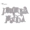 Happy Birthday Letter Metal Cutting Dies DIY Scrapbook Paper Cards Album Stencil