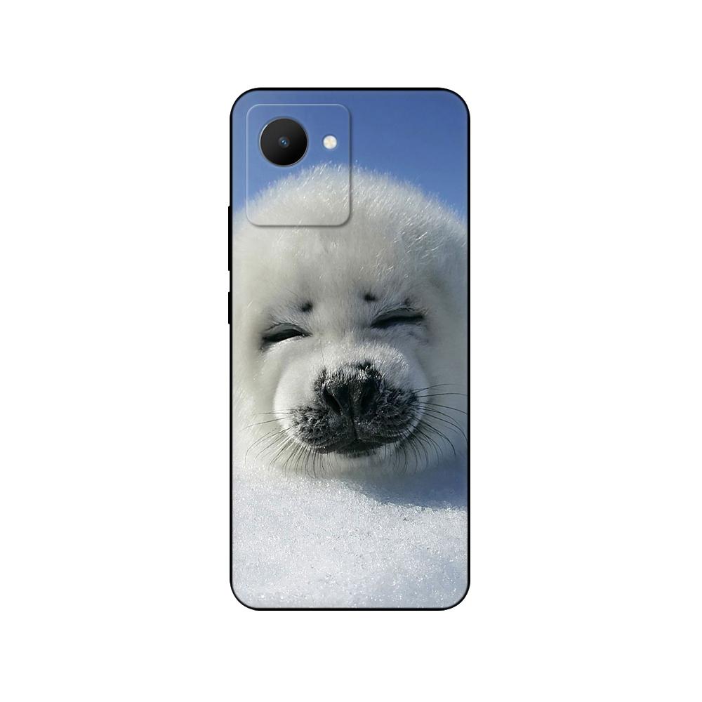 Für Realme C30 Hülle Rückseite für OPPO RealmeC30 4G C 30 Handyhülle Weiche Silikonhülle Schutzstoßfänger Funda Schwarze TPU-Hülle